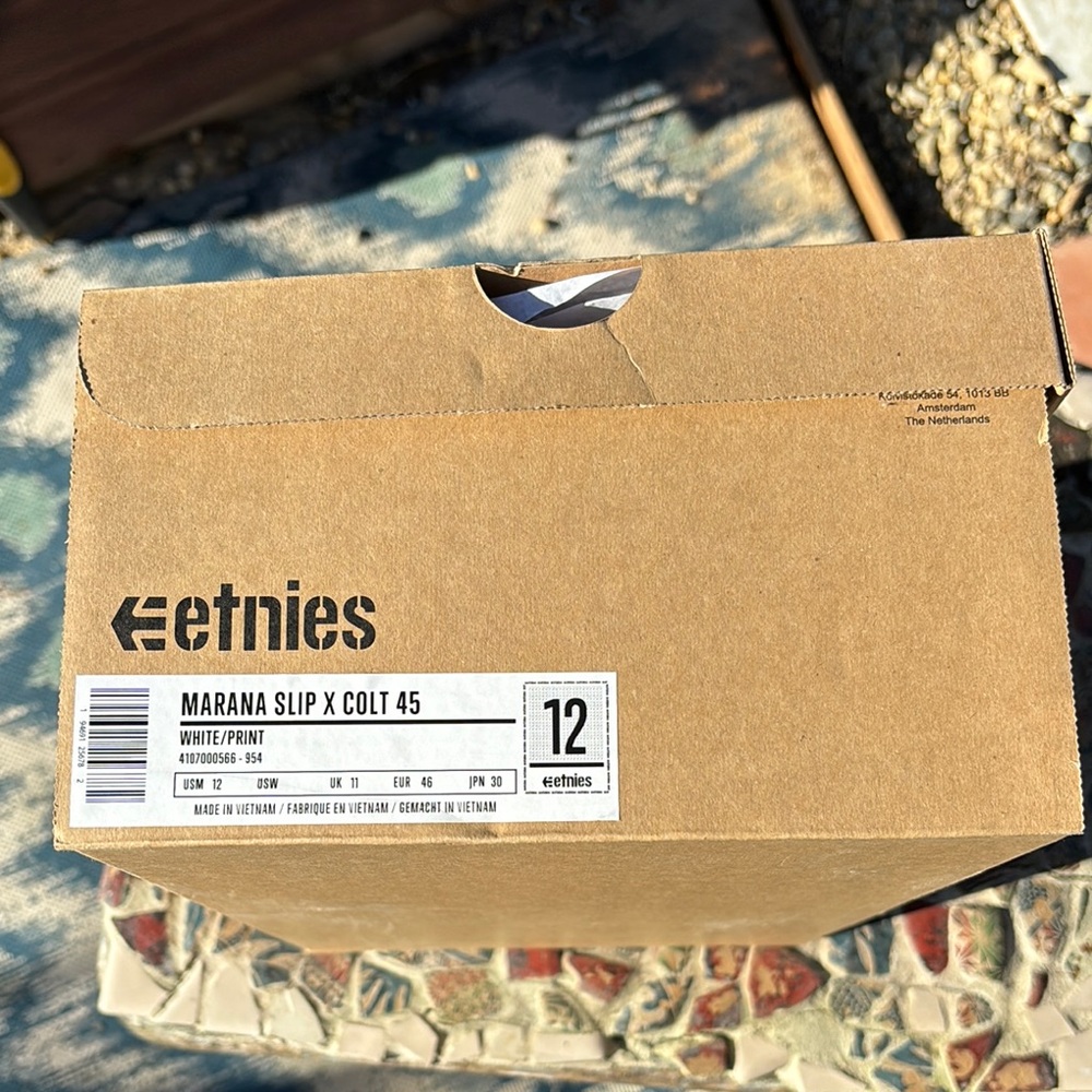 Etnies Marana Slip X Colt 45 Shoes - White/Print
